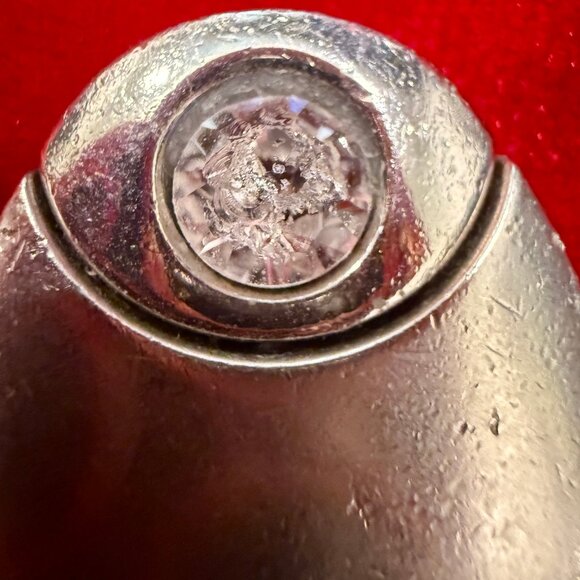 MERCEDES BENZ SILVER RHINESTONE KEY CHAIN - Picture 6 of 7